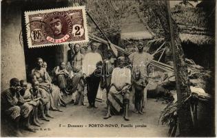 Porto-Novo, Famille yoruba / yoruba family, native, African folklore