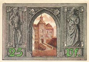 Német Birodalom/Weimari Köztársaság/ Finsterwalde 1921. 25Pf + 50Pf + 75Pf 3klf db, teljes sor T:I