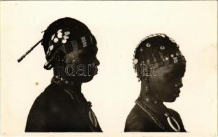 Haute-Volta, A. O. F., Femmes Kado / natives, African folklore