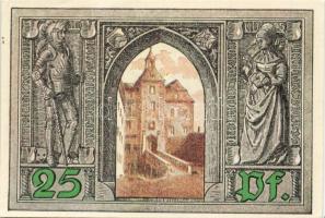 Német Birodalom/Weimari Köztársaság/ Finsterwalde 1921. 25Pf + 50Pf + 75Pf 3klf db, teljes sor T:I