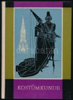 Kostümkunde. Die Geschichte unserer Kleidung. Leipzig, 1962, VEB Fachbuchverlag. Német nyelven. Színes egészoldalas és fekete-fehér szövegközti képekkel illusztrált. Kiadói félvászon-kötés.