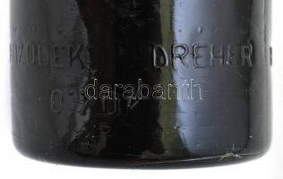 Dreher Hagenmacher Budapest sörösüveg, alján szarvasos mintával, apró kopásokkal, kis horpadással, m...