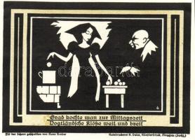 Német Birodalom/Weimari Köztársaság/ Auerbach 1921. 50Pf(3x) + 75Pf(3x) 6klf db, teljes sor T:I