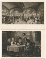 8 db régi a Petőfi Centenárium (1823-1923) emlékére kiadott képeslap. Rigler József Ede kiadása / 8 ...