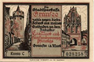 Német Birodalom/Weimari Köztársaság/ Gransee D.N. 25Pf + 50Pf + 75Pf + 1,25M + 1,75M 5klf db, teljes...