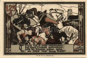 Német Birodalom/Weimari Köztársaság/ Gransee D.N. 25Pf + 50Pf + 75Pf + 1,25M + 1,75M 5klf db, teljes...