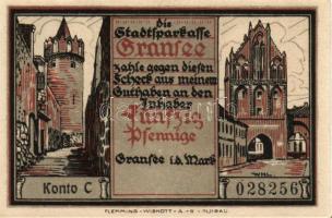 Német Birodalom/Weimari Köztársaság/ Gransee D.N. 25Pf + 50Pf + 75Pf + 1,25M + 1,75M 5klf db, teljes...