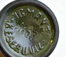 Igmándi keserűvizes üveg, apró kopásokkal, m: 25 cm