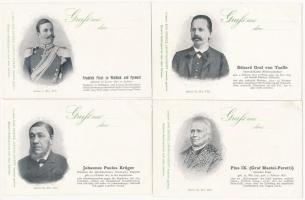 8 db régi híres ember motívumlap / 8 pre-1945 famous people motive cards
