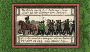 Német Birodalom/Weimari Köztársaság/ Wildeshausen 1921. 25Pf(2x) + 50Pf(2x) + 1M(2x) 6klf db, teljes...