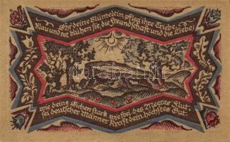 Német Birodalom/Weimari Köztársaság/ Oldenburg 1921. 50Pf(6x) 6klf db, teljes sor T:I