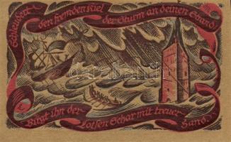 Német Birodalom/Weimari Köztársaság/ Oldenburg 1921. 50Pf(6x) 6klf db, teljes sor T:I