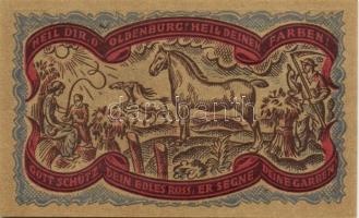 Német Birodalom/Weimari Köztársaság/ Oldenburg 1921. 50Pf(6x) 6klf db, teljes sor T:I