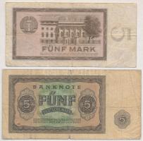 NDK 1948. 5M + 1964. 5M T:III 
GDR 1948. 5 Mark + 1964. 5 Mark C:F Krause#11,22