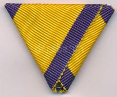 1815. Vaskorona Rend Lovagkereszt kitüntetésének eredeti mellszalagja újszerű állapotban Hungary 1815. original ribbon of the Order of the Iron Crown decoration in very good condition NMK 95.
