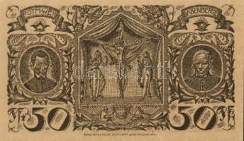 Német Birodalom/Weimari Köztársaság/ Oberammergau 1921. 25Pf + 50Pf + 75Pf 3klf db, teljes sor T:I