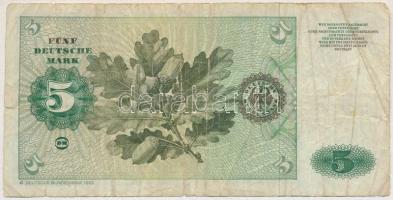 NSZK 1980. 5M T:III kis szakadás 
FRG 1980. 5 Mark C:F small tear Krause#30