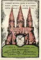 Német Birodalom/Weimari Köztársaság/ Altona 1921. 20Pf + 30Pf + 40Pf + 60Pf + 70Pf + 80Pf 6klf db, t...