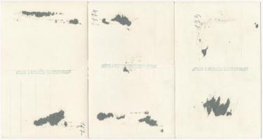 Brassó, Kronstadt, Brasov - 3 db régi városképes fotólap / 3 pre-1945 town-view photo postcards (Ate...