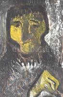 Jelzés nélkül: Portré Olaj, farost, 70×50 cm