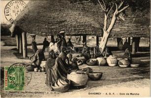 Dahomey, A.O.F., Coin de Marché / native market (fa)