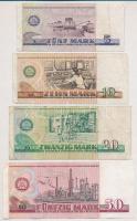 NDK 1975. 5M + 1971. 10M + 1975. 20M + 1971. 50M T:III 
GDR 1975. 5 Mark + 1971. 10 Mark + 1975. 20...