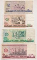 NDK 1975. 5M + 1971. 10M + 1975. 20M + 1971. 50M T:III 
GDR 1975. 5 Mark + 1971. 10 Mark + 1975. 20...