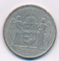 1930. 5P "Horthy Jobbra" Ag T:3 Adamo P8