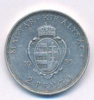 1935. 2P Ag "Pázmány" T:2 Adamo P7.1