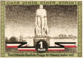 Német Birodalom/Weimari Köztársaság/ Hamburg 1921. 50Pf + 75Pf + 1M 3klf db, teljes sor T:I