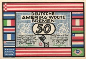 Német Birodalom/Weimari Köztársaság/ Bremen 1923. 25Pf(2x) + 50Pf(2x) + 75Pf(2x) + 100Pf(2x) 8klf db...