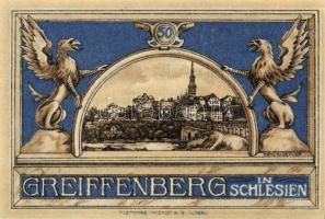 Német Birodalom/Weimari Köztársaság/ Greiffenberg 1920. 10Pf + 25Pf + 50Pf 3klf db, teljes sor T:I