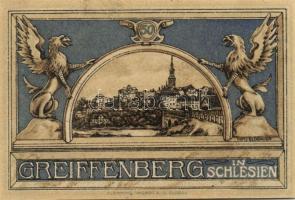 Német Birodalom/Weimari Köztársaság/ Greiffenberg 1920. 10Pf + 25Pf + 50Pf 3klf db, teljes sor T:I