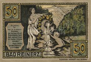 Német Birodalom/Weimari Köztársaság/ Reinerz 1921. 10Pf + 25Pf(6x) + 50Pf(6x) 13klf db, teljes sor T...