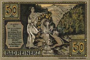 Német Birodalom/Weimari Köztársaság/ Reinerz 1921. 10Pf + 25Pf(6x) + 50Pf(6x) 13klf db, teljes sor T...