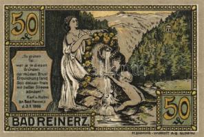 Német Birodalom/Weimari Köztársaság/ Reinerz 1921. 10Pf + 25Pf(6x) + 50Pf(6x) 13klf db, teljes sor T...