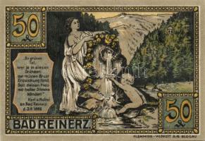 Német Birodalom/Weimari Köztársaság/ Reinerz 1921. 10Pf + 25Pf(6x) + 50Pf(6x) 13klf db, teljes sor T...