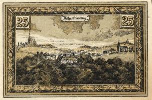 Német Birodalom/Weimari Köztársaság/ Hohenfriedeberg D.N. 25Pf(4x) + 50Pf(4x) + 75Pf + 1,25M 10klf d...