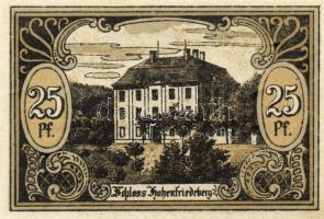 Német Birodalom/Weimari Köztársaság/ Hohenfriedeberg D.N. 25Pf(4x) + 50Pf(4x) + 75Pf + 1,25M 10klf d...