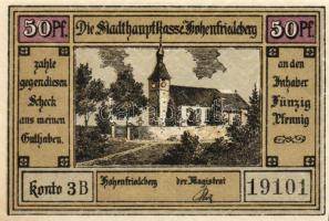 Német Birodalom/Weimari Köztársaság/ Hohenfriedeberg D.N. 25Pf(4x) + 50Pf(4x) + 75Pf + 1,25M 10klf d...