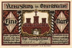 Német Birodalom/Weimari Köztársaság/ Kreuzburg D.N. 1M(3x) 3klf db, teljes sor T:I