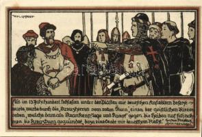 Német Birodalom/Weimari Köztársaság/ Kreuzburg D.N. 1M(3x) 3klf db, teljes sor T:I