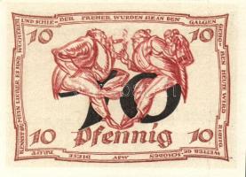 Német Birodalom/Weimari Köztársaság/ Arnstadt 1921. 10Pf(6x) 6klf db, teljes sor T:I