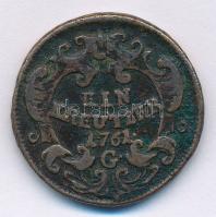 Ausztria 1761G 1kr Cu "Mária Terézia" T:2- patina  
Austria 1761G 1 Kreuzer Cu "Mari...