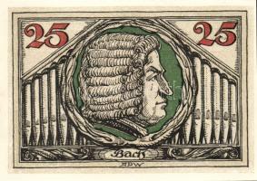 Német Birodalom/Weimari Köztársaság/ Arnstadt 1921. 25Pf(6x) 6klf db, teljes sor T:I