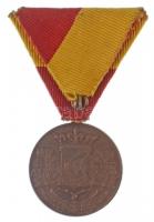 1908. "Bosznia-Hercegovina Emlékérem" Br kitüntetés mellszalaggal (36mm) T:1-,2
Hungary 1...