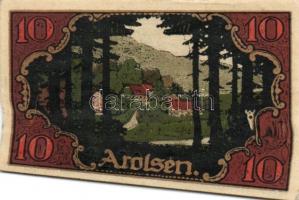 Német Birodalom/Weimari Köztársaság/ Arolsen 1921. 10Pf + 25Pf + 50Pf 3klf db, teljes sor T:I