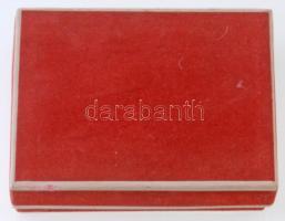 1988. "STEPHANUS REX" egyoldalas, öntött Br plakett, eredeti tokban (86mm) T:1