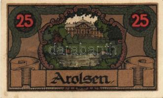 Német Birodalom/Weimari Köztársaság/ Arolsen 1921. 10Pf + 25Pf + 50Pf 3klf db, teljes sor T:I
