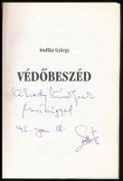 Stoffán György: Védőbeszéd. Bp.,[1995.], Ring Alapítvány. Kiadói papírkötés. Megjelent 1500 példányb...